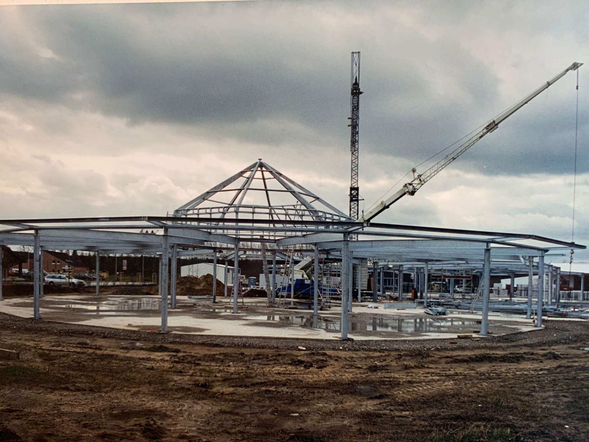 ... und dann das Grundgerüst