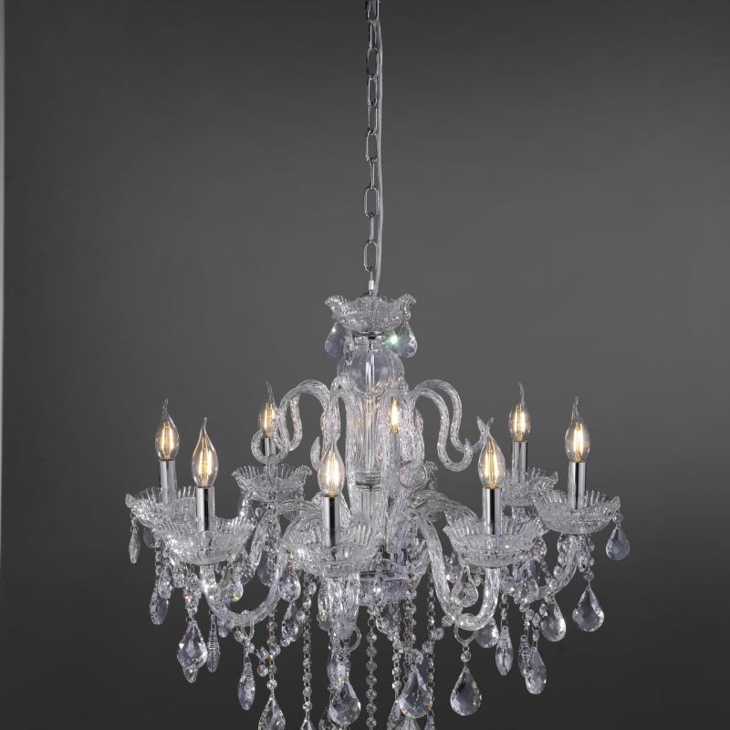 PAUL NEUHAUS | GRACIA | PENDELLEUCHTE IN DUNKLEM RAUM | LEUCHTEN LUKASSEN LICHTDESIGN