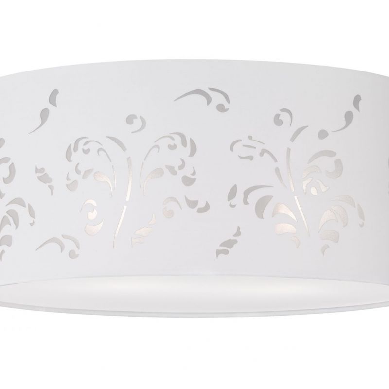 FISCHER & HONSEL | FLORA | DECKENLEUCHTE MIT MUSTER AUF DEM SCHIRM | LEUCHTEN LUKASSEN LICHTDESIGN