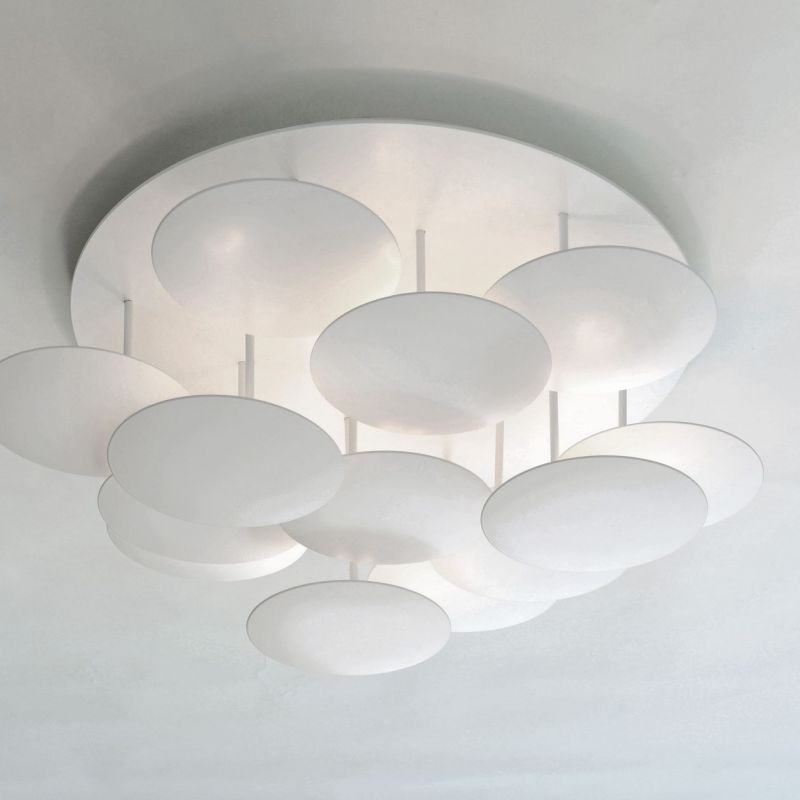 MILLELUMEN | CIRCLES | DECKENLEUCHTE IN DER FARBE WEIß | LEUCHTEN LUKASSEN LICHTDESIGN